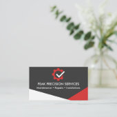 Automotive and Maintenance Services Visitenkarte (Stehend Vorderseite)