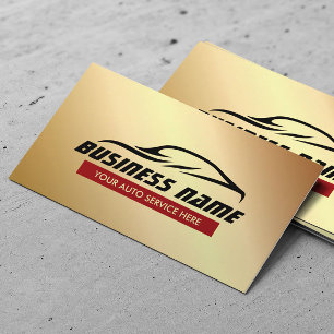 Automotive Auto im Detail Auto Reparatur Modernes Visitenkarte