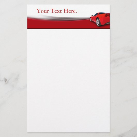 Automotive Briefpapier (Vorderseite)