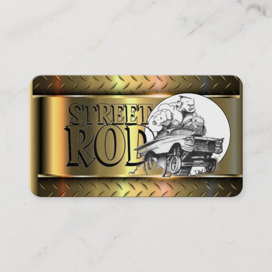 Automotive Business Card Visitenkarte (Vorderseite)