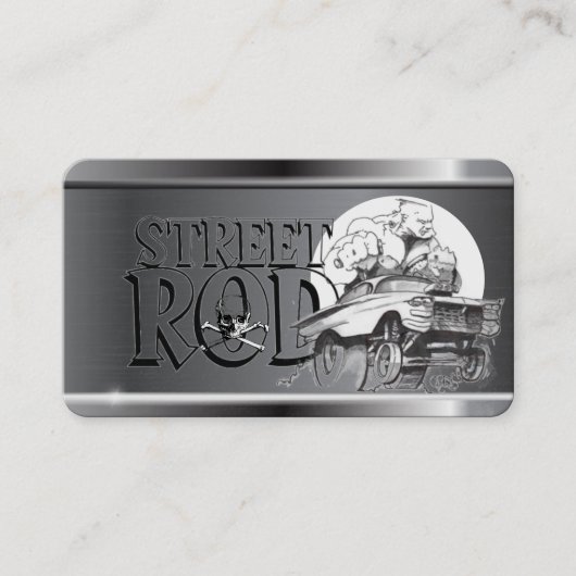 Automotive Business Card Visitenkarte (Vorderseite)