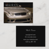 Automotive Business Cards Visitenkarte (Vorne/Hinten)