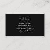 Automotive Business Cards Visitenkarte (Rückseite)