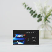 Automotive Business Cards Visitenkarte (Stehend Vorderseite)