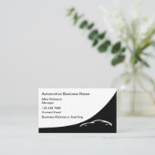 Automotive Business Services Moderne Visitenkarte (Stehend Vorderseite)