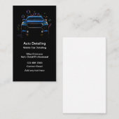 Automotive Car Detaillierte Coole Visitenkarten Visitenkarte (Vorne/Hinten)