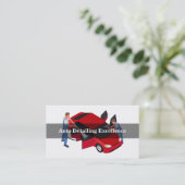 Automotive Car Detaillierte Visitenkarten neu Visitenkarte (Stehend Vorderseite)