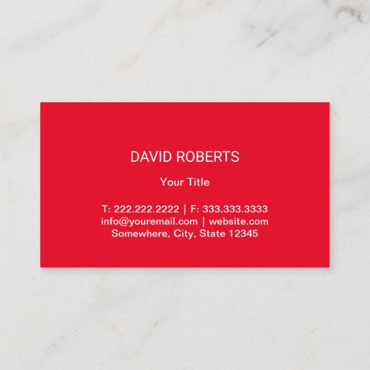 Automotive Car Wash & Auto Detection Modern Red Visitenkarte (Rückseite)