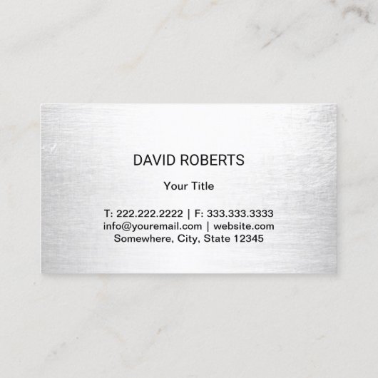 Automotive Car Wash & Auto - Gold-Label Visitenkarte (Rückseite)