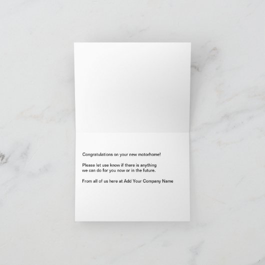 Automotive Dankeschön Karten (Innenseite)