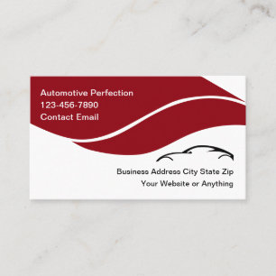 Automotive Einzigartiges Design für moderne Visite Visitenkarte