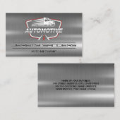 Automotive | Mechanisch | Metall Visitenkarte (Vorne/Hinten)