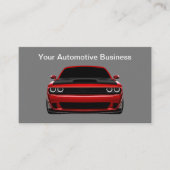 Automotive Moderne, einzigartige Visitenkarten Visitenkarte (Vorderseite)