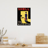 AUTOMOTIVE ÖLLUBRIKANTE Vintage Werbung Poster (Küche)