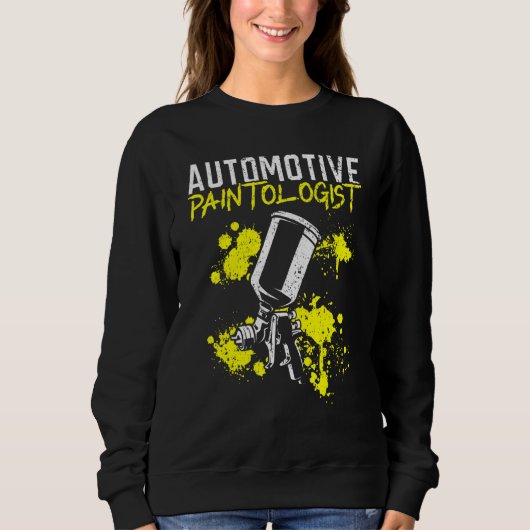 Automotive Paintologist Car Detailing Auto Body Pa Sweatshirt (Vorderseite)