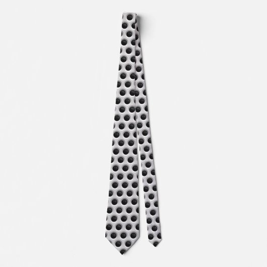 Automotive Polka Dots Grille Stil Krawatte (Vorderseite)
