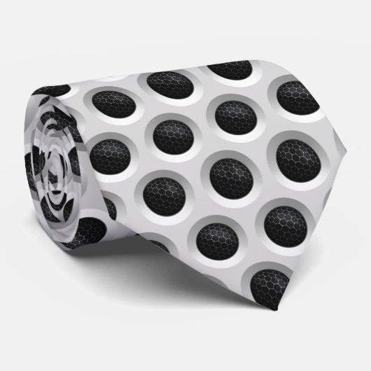 Automotive Polka Dots Grille Stil Krawatte (Gerollt)