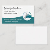 Automotive Services Cool Business Card Design Visitenkarte (Vorne/Hinten)