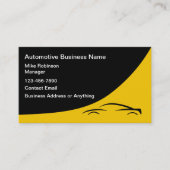 Automotive Services Modernes Business Card Design Visitenkarte (Vorderseite)