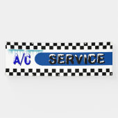 Automotive Shop A/C Service Air Conditioner Large Banner (Horizontal)