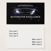 Automotive Sleek Modern Business Cards (Vorne & Hinten)