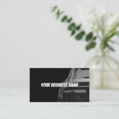 Automotive Visitenkarte - Fett Dunkles Design (Stehend Vorderseite)