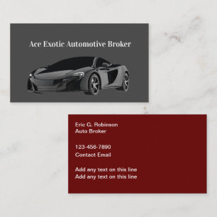 Automotive Visitenkarten mit Coolness-Faktor Visitenkarte