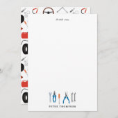 Automotive-Werkzeuge Dankeskarte (Vorne/Hinten)