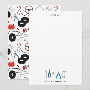 Automotive-Werkzeuge Dankeskarte