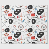 Automotive-Werkzeuge Geschenkpapier (Flach)