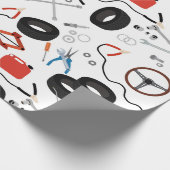 Automotive-Werkzeuge Geschenkpapier (Ecke)