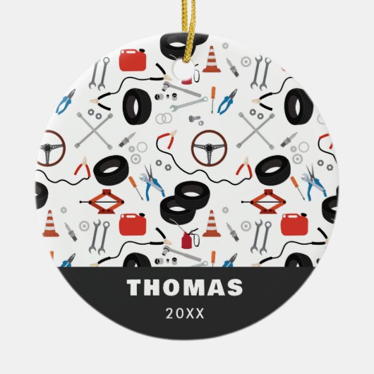 Automotive-Werkzeuge Keramik Ornament (Vorne)