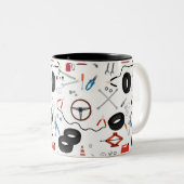 Automotive-Werkzeuge Zweifarbige Tasse (VorderseiteRechts)