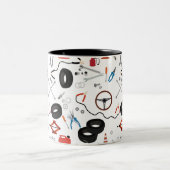 Automotive-Werkzeuge Zweifarbige Tasse (Mittel)