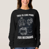 Automotive work mechanic style sweatshirt (Vorderseite)
