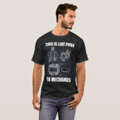 Automotive work mechanic style T-Shirt (Vorne ganz)