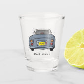 Autoname Lapis Gray Figaro Figaro Shot Glass Schnapsglas (Vorderseite)