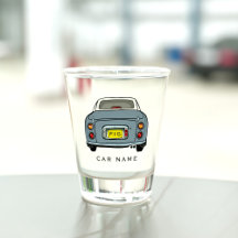 Autoname Lapis Gray Figaro Figaro Shot Glass