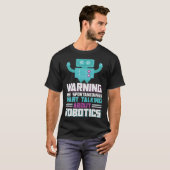 Autonome Roboter-Gebäude der AI T-Shirt (Vorne ganz)