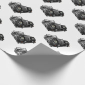 Autooldtimer-Klassiker-Auto Geschenkpapier (Ecke)