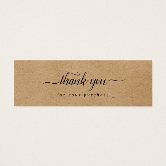 Autopapier benutzerdefiniertes Logo danke Visitenk (Vorderseite)