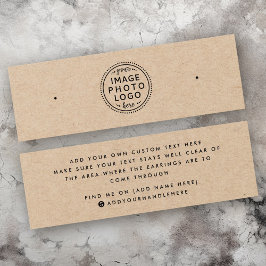 Autopapier Logo-Ohrring-Anzeigetafel