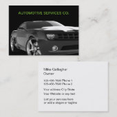 Autopflege Visitenkarte (Vorne/Hinten)