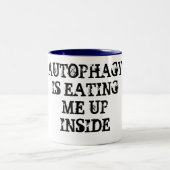 AUTOPHAGY ISST MICH UPINSIDE ZWEIFARBIGE TASSE (Mittel)