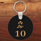 Autopierlogos für Schwarzes Gold Schlüsselanhänger (Vorderseite)