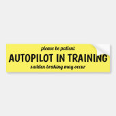 Autopilot Bumper Sticker Autoaufkleber (Vorne)