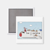 Autopilot Christmas Magnet (Vorderseite/Rückseite)