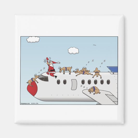 Autopilot Christmas Magnet (Vorne)