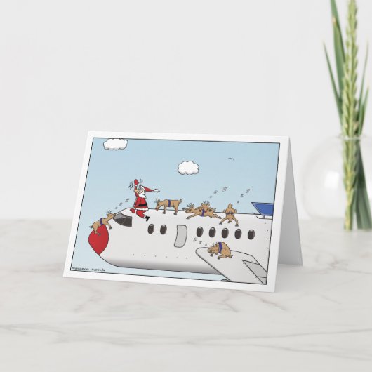 Autopilot Weihnachtskarte Feiertagskarte (Vorderseite)