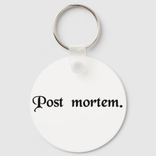 Autopsie. Schlüsselanhänger